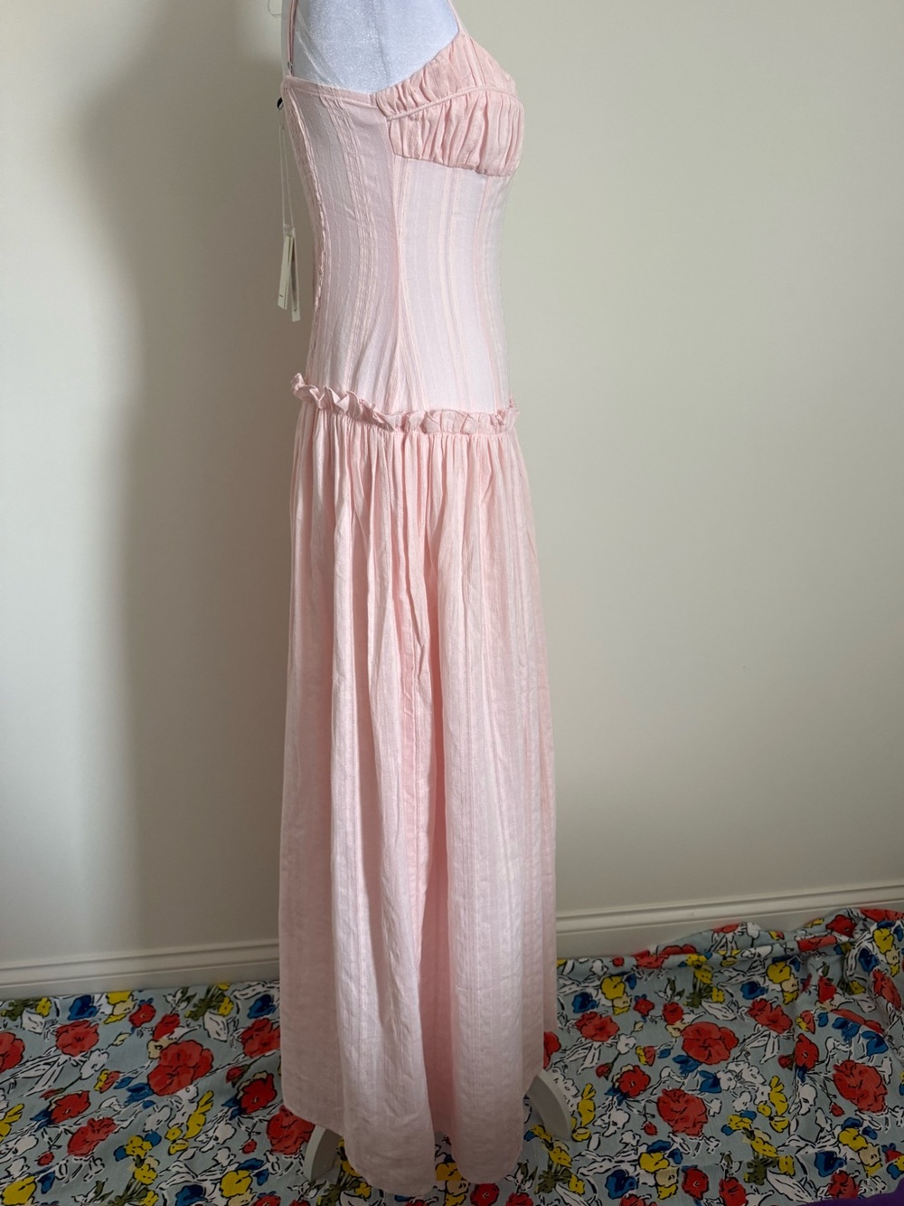 Peppermayo Blush Pink Maxi dress size 4 US - Picture 3 of 13